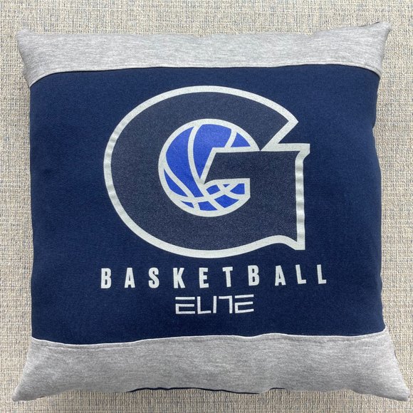 Georgetown University GU Hoyas Basketball t-shirt 16 x 16 throw pillow cover - Picture 9 of 11